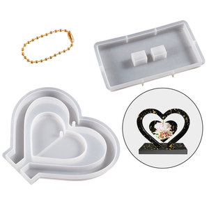 <span class=keywords><strong>Stampo</strong></span> in <span class=keywords><strong>Silicone</strong></span> a Forma di <span class=keywords><strong>Cuore</strong></span> per San Valentino, per Cornici Fotografiche in Resina Epossidica, <span class=keywords><strong>Stampo</strong></span> per Cornici in <span class=keywords><strong>Silicone</strong></span> per Decorazioni Domestiche - Product Image 6