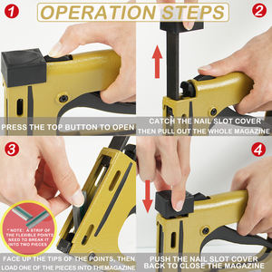 HM515手動ポイントドライバー軽量フレーミングツール1000個15mm (5/8 ") フレキシブルポイントピクチャーフレーミングジョイナーDIY - Product Image 5