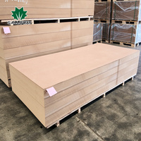 Tablero de MDF/HDF Liso de 18 mm, Resistente a la Humedad, Láminas de Fibra de MDF, Tableros de MDF, Panel de Madera para Fabricación de Gabinetes