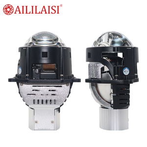 Nouveau 55W Bi LED 2 Lentille 3 Pouces Bifocal Éclairage Projecteur Phare 6500 Automobile Modification Universel pour Nissan <span class=keywords><strong>Gtr</strong></span> R35 - Product Image 3