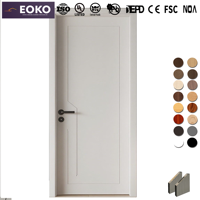 EOKO Fire-rated Solid Wood Core Internal Timber Door for Hotel Project Minimalist Factory Direct Swing Type