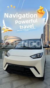 Mini coche eléctrico de baja velocidad con 2 puertas y 4 ruedas, directo de fábrica, 2 asientos, para el transporte diario de adultos mayores. - Product Image 6