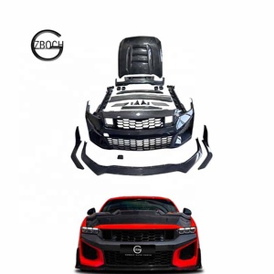 Kit Carrozzeria SC per <span class=keywords><strong>Ford</strong></span> Mustang 2024+ in Stile SC: Paraurti, Cofano Motore, Diffusore in Fibra di Carbonio Secca, Spoiler, Minigonne Laterali - Product Image 1