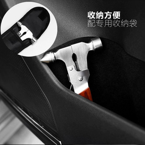 Multi Functional Safety Hammer Alloy Car Escape Tool With Window Breaker And Knife For Emergency Use - Product Image 3