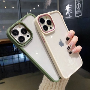 Nouvelle coque de téléphone personnalisable de haute qualité, résistante aux chocs, étanche, en <span class=keywords><strong>alliage</strong></span> métallique, avec pare-chocs en TPU transparent, design luxueux pour - Product Image 5