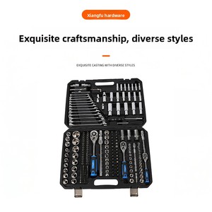 Juego <span class=keywords><strong>de</strong></span> Llaves Combinadas Manuales con Llave Dinamométrica, Acero al Cromo-Vanadio, Caja <span class=keywords><strong>de</strong></span> <span class=keywords><strong>Herramientas</strong></span> para Reparación Automotriz - Product Image 2