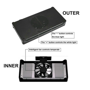 Lampe led marine à spectre réglable pour aquarium d'eau récif, éclairage pour réservoir de 20 pouces avec coucher de soleil - Product Image 3