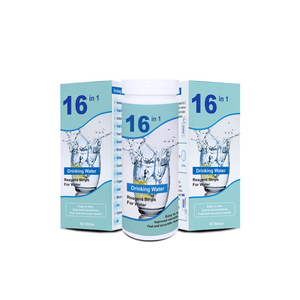 Tiras Reactivas para Análisis <span class=keywords><strong>de</strong></span> Agua Potable 16 en 1, 50 Unidades, Papel <span class=keywords><strong>de</strong></span> Prueba para Calidad del Agua <span class=keywords><strong>de</strong></span> Piscinas, Cloro Residual, pH, Dureza, <span class=keywords><strong>Nitrato</strong></span> <span class=keywords><strong>de</strong></span> <span class=keywords><strong>Hierro</strong></span> - Product Image 5