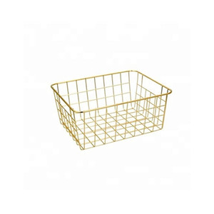Panier de rangement en maille fil d'or, panier de rangement populaire, en métal, oem et vente en gros, 549 à 97, nouvelle collection - Product Image 1