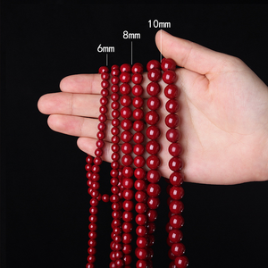 Nguyên Liệu Tự Nhiên Cinnabar Tím Vàng Cát Vòng Đeo Tay 108-Bead Phật Giáo Cầu Nguyện Đa-Sợi Vòng Đeo Tay Màu Đỏ May Mắn Quyến Rũ Cho Hoàng Đạo của Bạn - Product Image 4