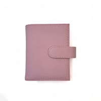 Carnet de budget A7 mignon avec couverture en PU et enveloppes pour espèces, organiseur de budget classique à feuilles mobiles avec anneaux