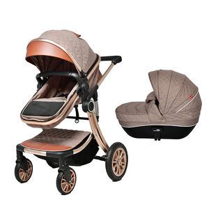 China Wholesale <strong>Twin</strong> Baby Stroller Two Seat Baby Pushchair Baby Stroller 4 in 1 With <strong>Bassinet</strong> Carry Cot Car Seat - Product Image 1