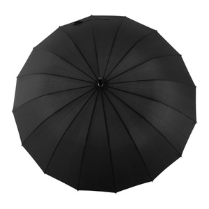 Custom Straight Golf <b>Umbrella</b> with Logo Printing 16K Windproof UV Protection 16 Ribs Wood Handle - Product Image 6