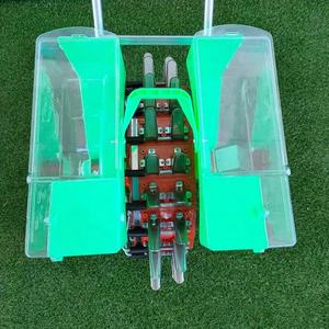 Semoir manuel <span class=keywords><strong>pour</strong></span> maïs avec Double seau/applicateur d'enduit, Machine à coudre, graines de blé - Product Image 2