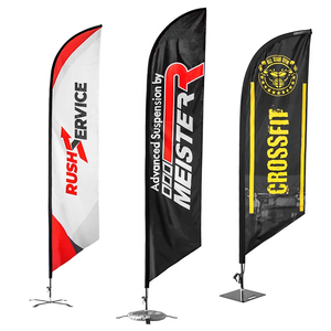 Custom Advertising Double Sided Polyester Outdoor Sports Festival 2m 3m 4m 5m Feather <b>Flag</b> - Product Image 6