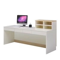 Meubles de bureau, table de secrétaire en bois, table de réception, spécifications, comptoir de bureau de haute qualité