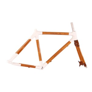 Bamboo Road Bike <b>Frame</b> 54cm Hand Crafted Ladder <b>Frame</b> For Road <b>Bicycles</b> - Product Image 1