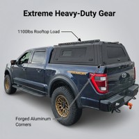 Aluminum Alloy Truck Canopy Camper Shell for Toyota Tacoma 2016-2026 5FT 6FT Waterproof Lockable No-Drill Installation