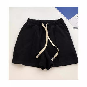 Pantalones cortos deportivos sueltos para mujer, pantalones cortos informales de corte recto de moda cómodos para el hogar de pierna ancha fina de verano - Product Image 2