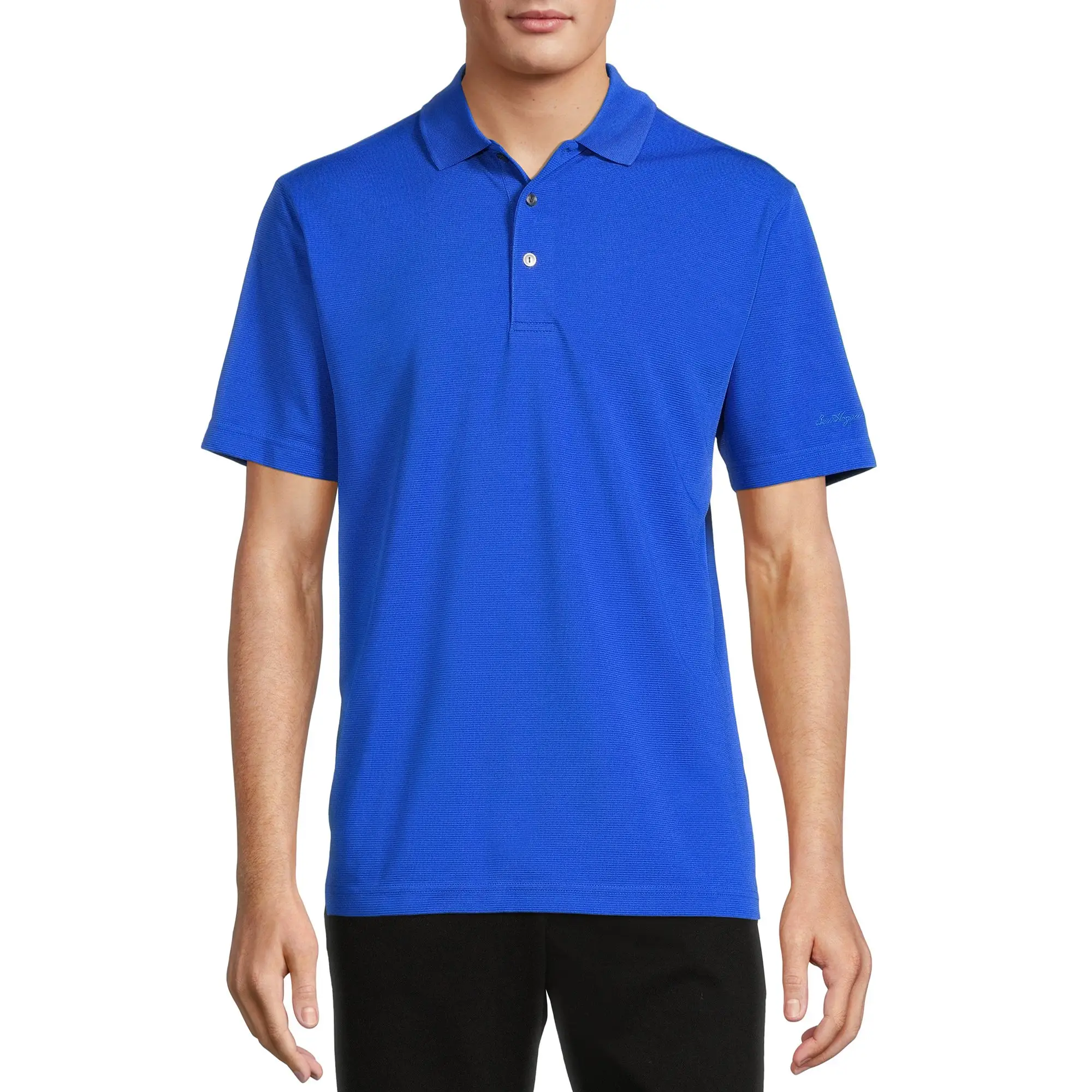 Factory Directly Custom 100 Polyester Interlock Dry Fit Mens Performance Golf Polo shirt