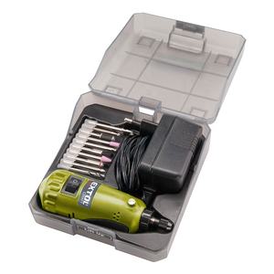 404121 EXTOL Craft Mini Taladro/<span class=keywords><strong>Amoladora</strong></span> Eléctrica de 22 Piezas con Superficies de Goma y Transformador en un Práctico Maletín de Plástico - Product Image 1
