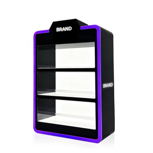 Présentoir en acrylique pour tabac sans fumée de Smoke Shop, présentoir de comptoir avec éclairage LED RGB, vitrine pour cigarettes et tabac - Product Image 4