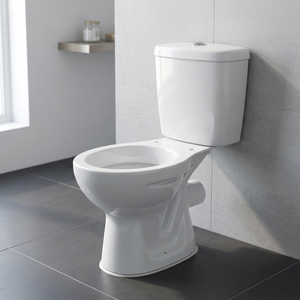 Inodoro de Cerámica de Dos Piezas de Diseño Moderno de Alta Calidad, Inodoro Cuadrado con Embalaje de Cartón - Product Image 2