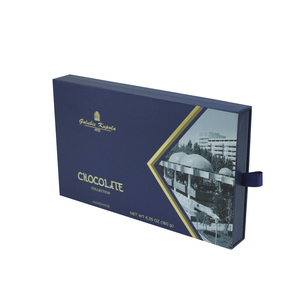 Boîte à chocolat personnalisée avec tiroir, emballage alimentaire de luxe en papier, boîtes à chocolat vides avec plateau - Product Image 3
