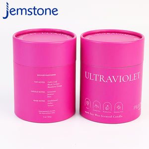 Tubos de cartón kraft para envasar velas y frascos de vidrio, diseñados para mercados ecológicos y empaques de regalo. - Product Image 2