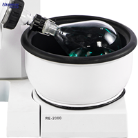 Évaporateur rotatif de laboratoire 2L en verre borosilicate pour la distillation d'huiles essentielles et la concentration sous vide