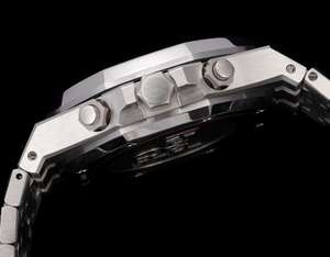 Correa de Reloj de Acero Inoxidable de Lujo para Hombre con Hebilla Ajustable, Correa para Reloj Inteligente Marca JY, 20 mm de Longitud - Product Image 2