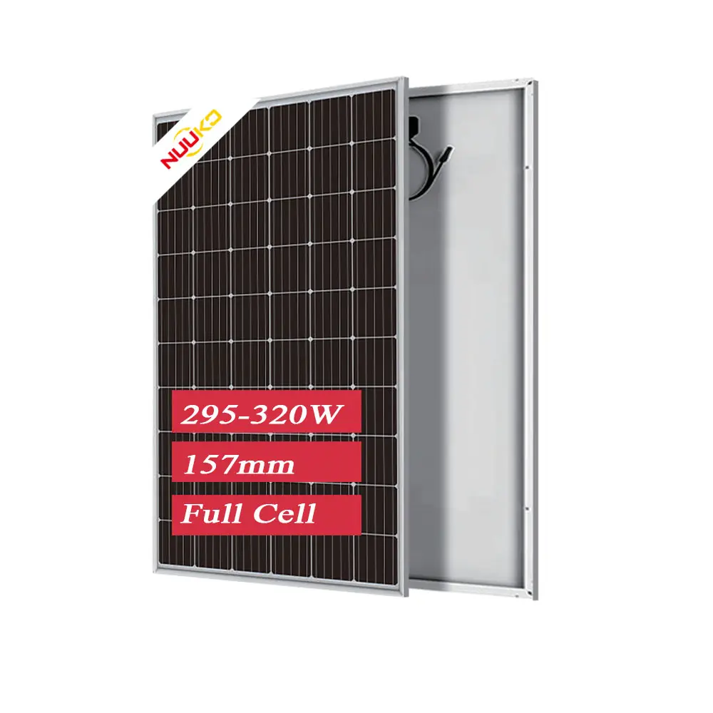 Nuuko nhà sử dụng 100W 150W 160W 180W 200W 250W tấm pin mặt trời Kích thước nhỏ Mono perc bảng điều khiển năng lượng mặt trời với giá cả cạnh tranh