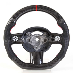 Volant de direction en fibre de carbone pour BMW <span class=keywords><strong>Mini</strong></span> <span class=keywords><strong>Cooper</strong></span> S R56 R61 <span class=keywords><strong>GP</strong></span> Coupé Volant de direction à fond plat - Product Image 1