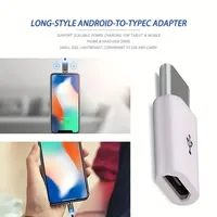 Adaptateur convertisseur Micro USB femelle vers Type C mâle pour smartphone et tablette Android, connecteur USB Type C vers Micro USB
