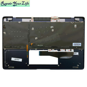 Teclado Retroiluminado WB Seville para Portátil Asus Zenbook UX390UA 90NB0CZ1-R31BE1 con Reposamanos, Nuevo, Azul - Product Image 4