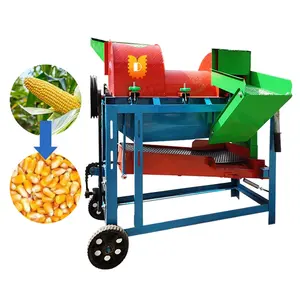 Small Type Diesel Or Petrol Engine Multifunction Rice Maize Shelling Threshing Machinery And Big Corn Sheller Thresher Machine