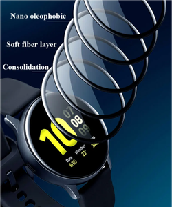 Protector de pantalla PMMA de película suave para reloj <span class=keywords><strong>Samsung</strong></span> 4/5/6/7/8 Active 2 Fit 3 HD accesorios de protección antiarañazos completamente curvos - Product Image 1