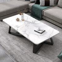 Table basse de salon de luxe léger, haut de gamme, moderne, style nordique simple