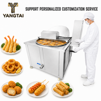 Friteuse Commerciale Professionnelle pour Restaurants et Usines de Snacks : Idéale pour les Ailes de Poulet et les Bagues d'Oignon