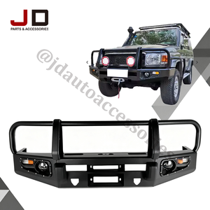 JD AUTO Pare-chocs avant en acier de haute qualité pour <span class=keywords><strong>Land</strong></span> <span class=keywords><strong>Cruiser</strong></span> 70 Series LC75 LC76 Lc79 Fj79 <span class=keywords><strong>Hzj79</strong></span> Pickup Car Bull Bar - Product Image 2