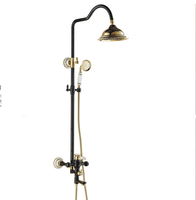Feenice perle noir plomberie luminaire salle de bain visage lavabo robinet mitigeur