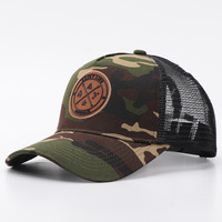 Gorra Trucker de Camuflaje con Logotipo Personalizado al por Mayor, Gorra de Béisbol de Malla Ajustable, Gorra Snapback para Hombre y Mujer