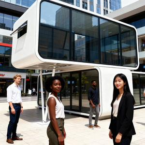 Rumah Prefab XULV Kapsul Tempat Tidur Kabin <span class=keywords><strong>Hotel</strong></span> Rumah Kontainer Pod Tidur Rumah Mungil Mobile Luar Ruangan Rumah Kapsul Mewah - Product Image 3