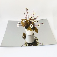 AYSHA pas cher sans cadre écologique Art Déco carré loupe miroir concave 2x3x5 pouces pour salle de bain