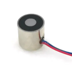 12V DC Mini Permanent Electrical Holding Magnet Round Lifting Solenoid Electromagnet