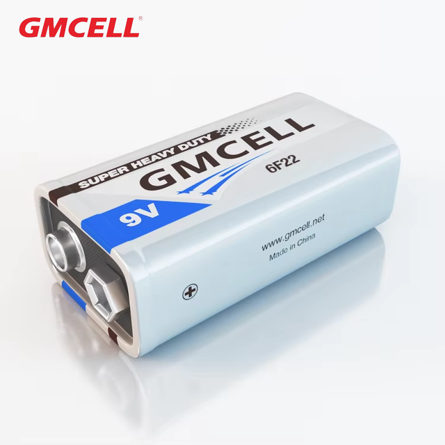Factory Stock 9V 6F22 006P Zinc Carbon Battery Power Plus Heavy Duty 9 Volt Block Dry Battery for Multimeter Smoke Detector