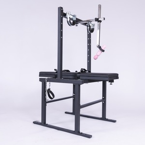 เฟอร์นิเจอร์สำหรับการพันธนาการแบบขายส่ง พร้อมเครื่องช่วยตัวเอง ที่ยึด AV Wand ปรับได้ เตียงพันธนาการแบบ BDSM สำหรับผู้ใหญ่ - Product Image 5