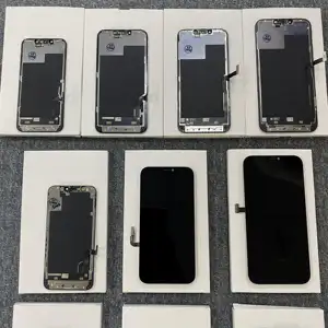 OEM черный Pantalla мягкий oed ЖК-дисплей для iPhone 12 Promax LCD сенсорный экран дигитайзер ЖК-дисплей Замена внешнего стекла для iPhone 12PM