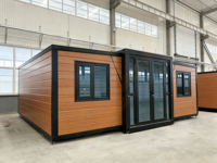 Maison de conteneur modulaire extensible préfabriquée imperméable de luxe de 10 pieds, bureau, bâtiment, appartement, atelier, bureau à domicile à vendre