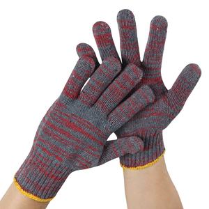 Guantes de Trabajo GM2004 al por Mayor, de Algodón de Calibre 7, Texturizados, de Punto Completo, con Puño, Antideslizantes, de Protección, para Uso General - Product Image 3